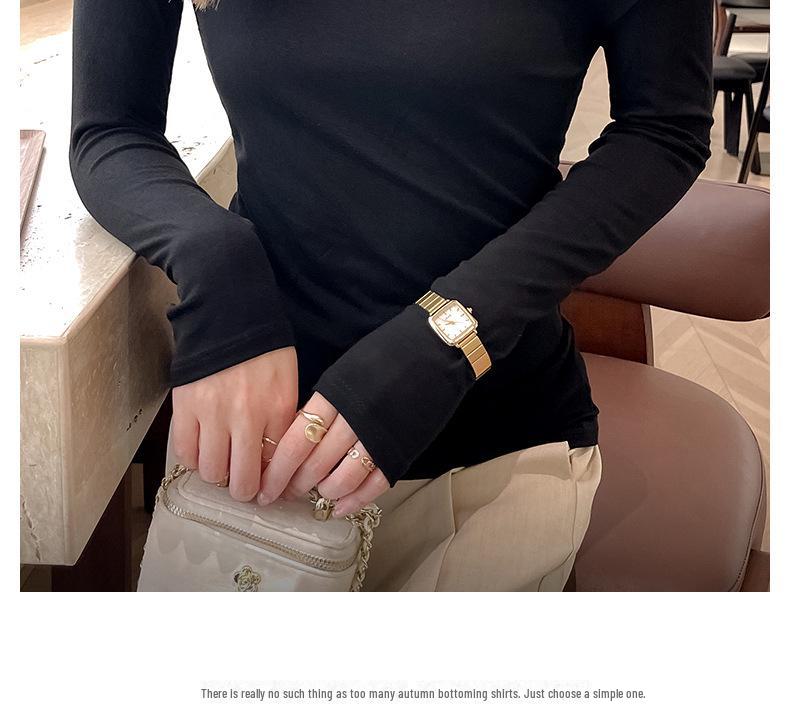 Women's High-End Off-Shoulder Long-Sleeve Stretch Top