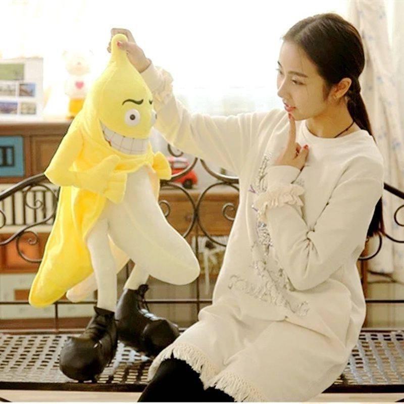 Bananenmann Plüschtier Frucht Stoffpuppe Cartoon Dekorationen Niedliche Kindergeschenke