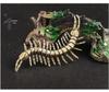 Antique Replica Chinese Centipede Brass Sculpture: Solid Copper Hundred-Legged Worm Tea Pet Handicraft