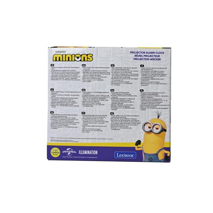 Réveil projecteur Minions