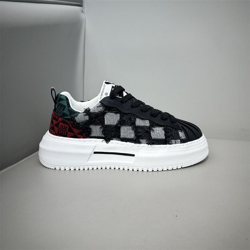 New high-end casual shoes autumn new thick baseplate shoes niche lightweight trendy shoes bm