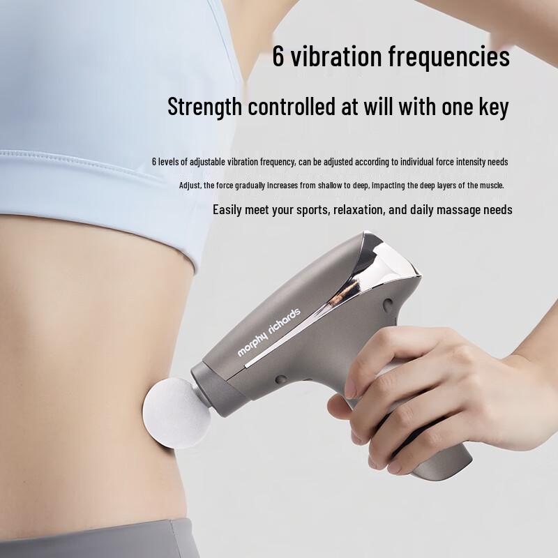 Morphy Richards Portable Massage Gun CN plug (adapter included)