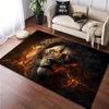 Tappeto Tappetino Stampato con Motivo Leone 1Pz per Soggiorno Camera da Letto Casa Decorazione Divano, Tappetino Antiscivolo Tappetino per Pavimento