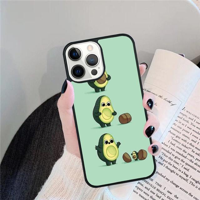 Newest Delicious Avocado Pattern Phone Case Cover for iPhone 17 Air 16 15 14 13 11 12 Pro Max Plus Shell Coque