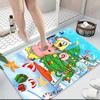 Christmas Spongebob Celebration Carpet Rug Soft Washable Anti Slip Home Living Room Sofa Mats Personalized Christmas Rug