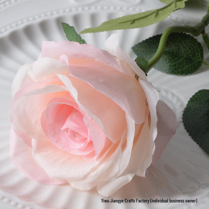 Large Flannel Rose Silk Bouquet for Wedding and Valentine's Day Home Decor