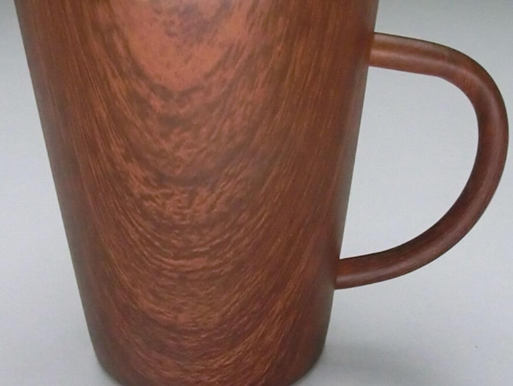 Glass Wood Grain Stainless Steel Mug Imabari Towel Dishwasher Safe J-kitchens Set & Set, 360ml,