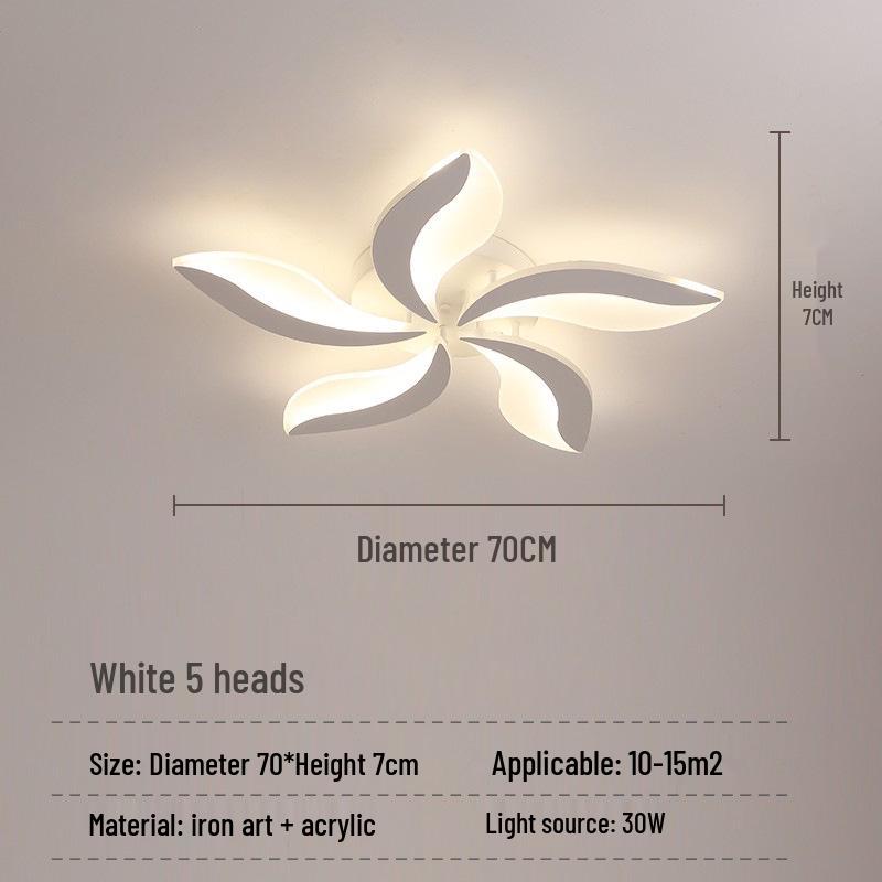 Cross-Border LED Creative Ceiling Light for Living Room & Bedroom - Modern, Simple, Acrylic Design