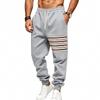 Europäische und amerikanische Herren Freizeit Sport Neue Samt Locker Sport Hose Gurtband Gestreifte Kordel Herren Jogginghose