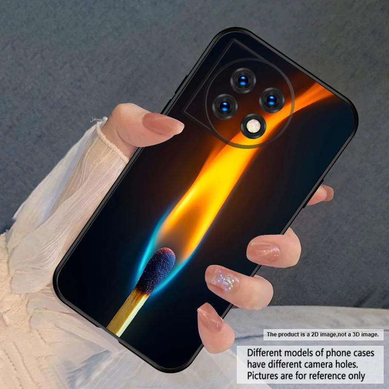 Colored feathers For OnePlus 8 9 11 12 13 10 Pro 9RT 8T 12R Ace 3 5 2V Nord CE 2 4 Lite N20 SE 30 200 silicone soft phone case