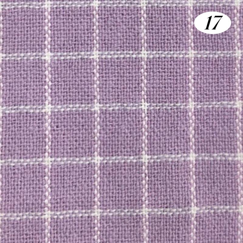 100x140cm Cotton Yarn Dyed Fabric Soft Breathable Wash Cloth Plaid Fabric For Diy Sewing Dress Bedding Home Textile Material