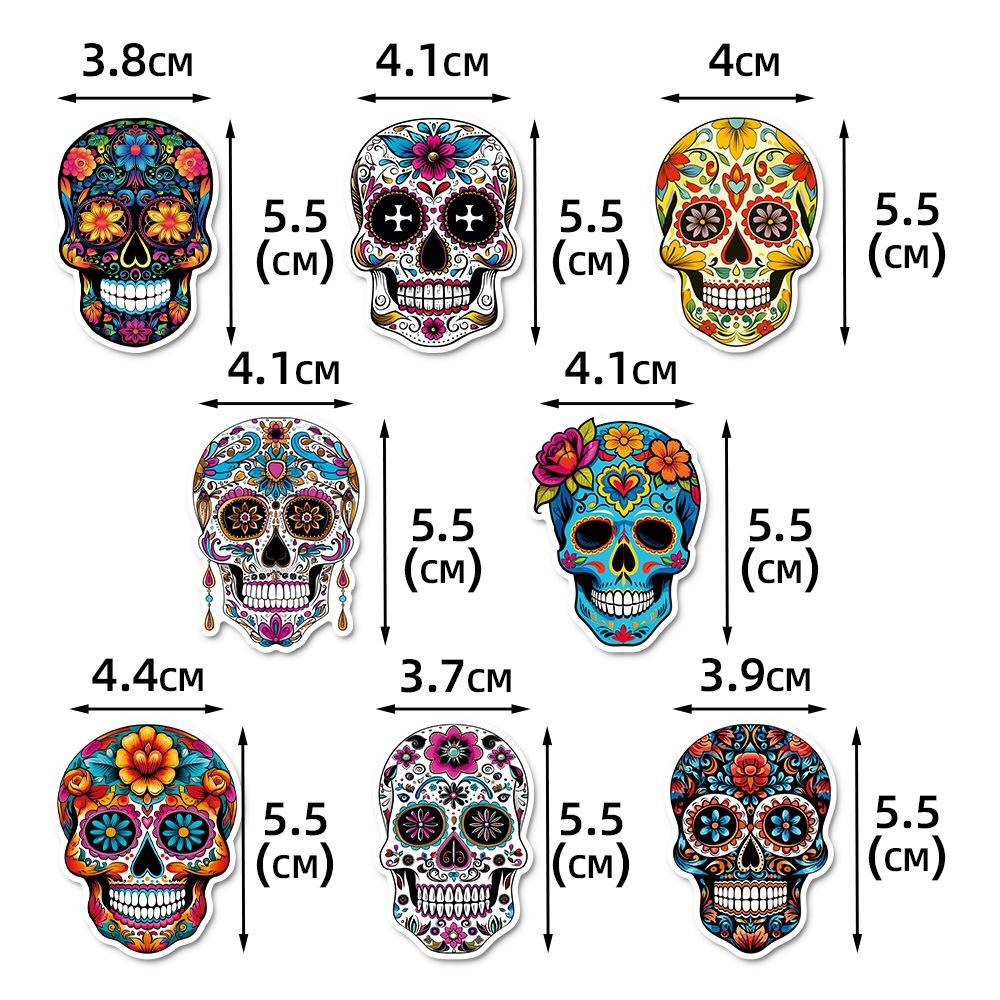 100PCS Day of the Dead party decorations, scattered skull fragments, scattered paper scraps