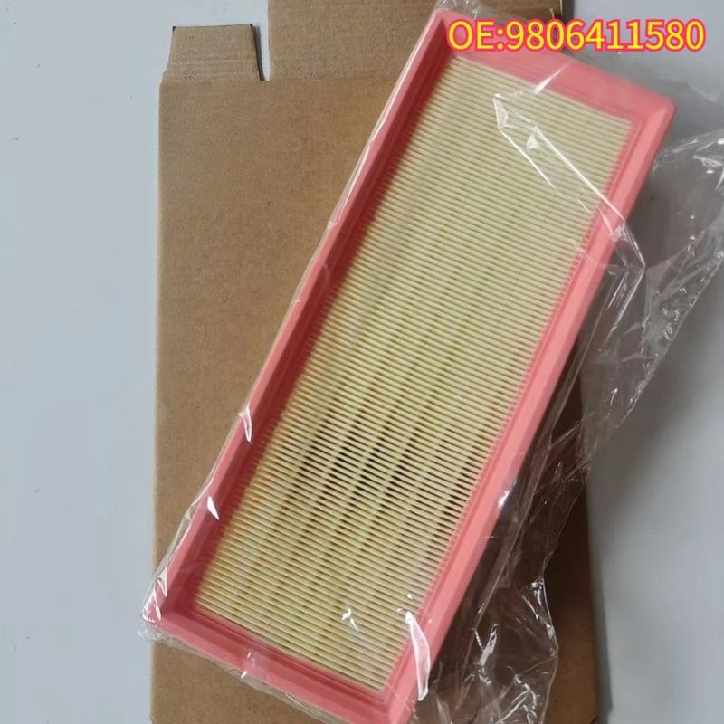 Original High Quality New For 2pcs 9806411580 2008 3008 308 308S 4008 408 5008 DS 4S 5 6 C3-XR Engine Air Filter