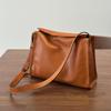 Johnature Genuine Leather Large Capacity Women's Bag Versatile Commuting Soft Cowhide Shoulder Crossbody Bag