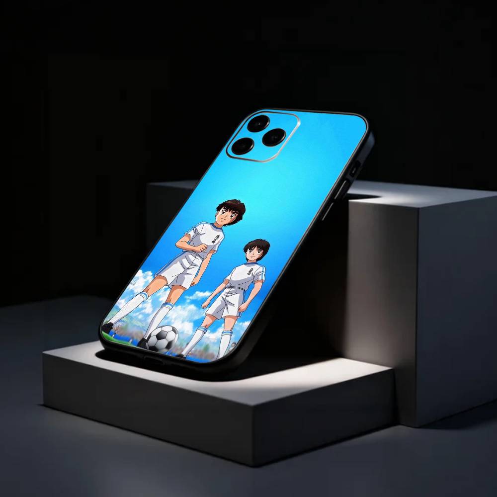 Custodia per Telefono in Silicone Morbido Anime C-captain T-tsubasa Per IPhone 17 16 15 14 13 12 11 X XR Plus Pro Max Plus
