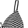 Women One Piece Set Swimsuit Striped Print Backless Puch Up Sexy Women's Swimwear Bandage Ruched Female Bathing Suit Beachwear