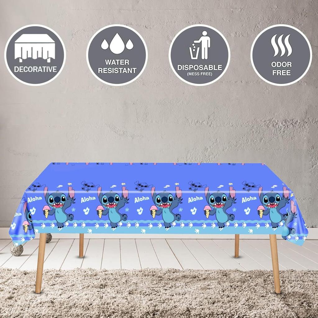 Bandera de Tirar de Cumpleaños Infantil Placa para Pastel Mantel Set Espiral Decoración de Fiesta