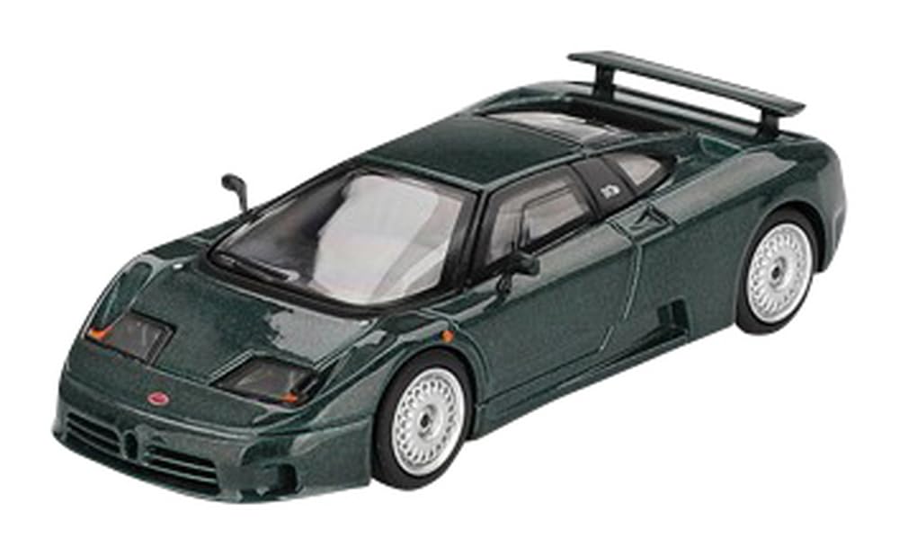 MINI GT Scale Bugatti EB110 GT Verde Scullo Finished Product 1/64 (Green) (Left-Hand Drive) MGT00968-L
