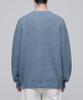 MUSINSA STANDARD Oversized Ribbed Crew Neck Knit [Heather Sky]