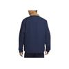 Nike Solid Color Logo Print Button-Up Collar Jacket Men Outerwear Blue DQ6329-410
