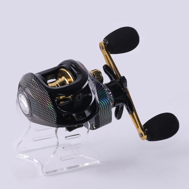 Fishing Reel Display Holder Portable Storage Baitcasting Reel Shelf Home Decor Sturdy Water Drop Wheel Rack Fishing Accessories