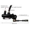 Motorcycle Rear Brake Master Cylinder Pump Hydraulic For Aprilia Ducati Honda Kawasaki Moto Guzzi Triumph
