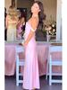 2026 Summer Women's Off-Shoulder Ruffle High-Waisted Open Back Evening Gown