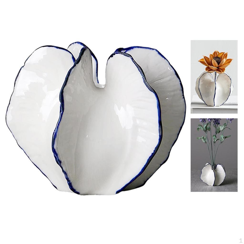 Váza socha karamboly, Simulovaná porcelánová váza s hvězdným ovocem, Umělecké řemesla Květináč pro venkovní použití