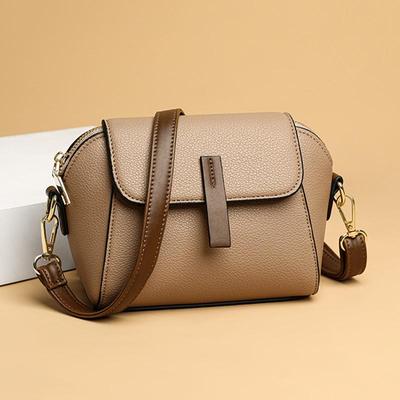 Luxury PU Leather Shoulder Bag For Women Solid Color Flap Crossbody Bag Fashion Brands Messenger Bag Shopping Purse
