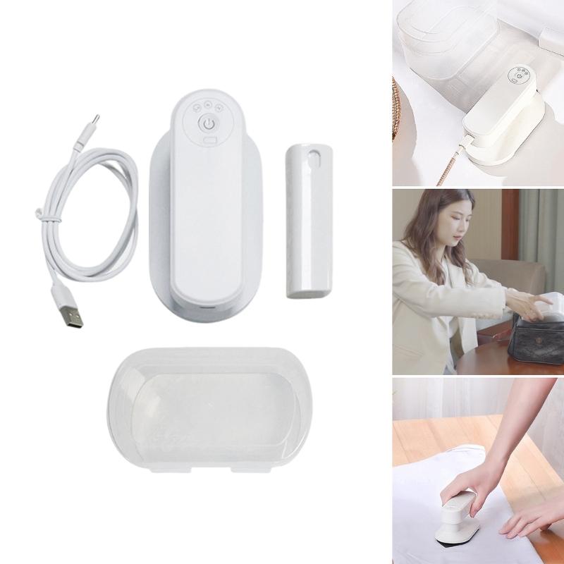Cordless Ironing Machine with Foldable Handle Portable Rechargeable Travel Steamer Iron for Garments Handheld Iron