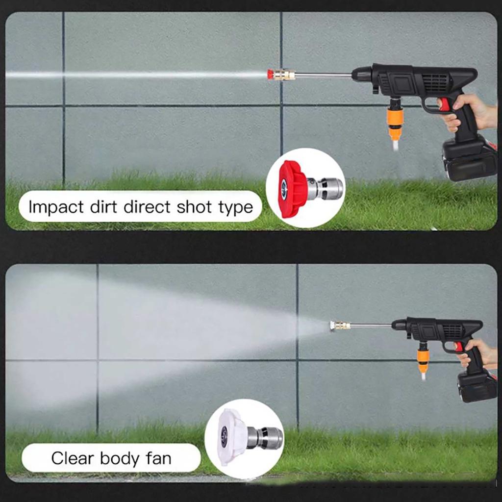 10000mAh/20000mAh 80Bar Cordless High Pressure Car Washer Spray Water Guns Portable Car Wash Pressure Cleaner