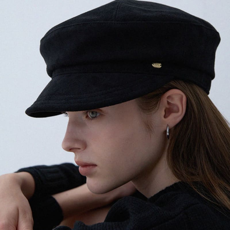 Marchen Suede Sailors Cap_2color