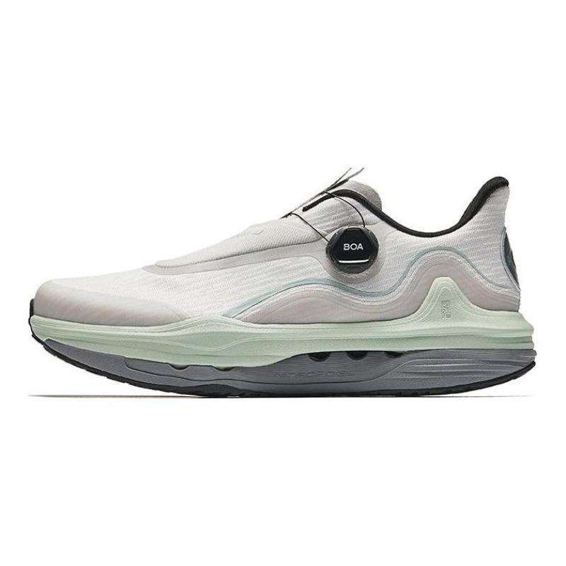 Anta Men Champion All-Weather Series Honor BOA Knob Running Shoes Cumulus Gray 112435508A-3 40.5