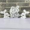 Weihnachtsbaumschmuck Harzform Rentier Epoxidharz Gießform für Kerze Heimdeko Weihnachtsrentier Silikonform