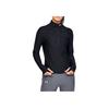 Under Armour Stand Collar Casual Running Sports Long Sleeve Sweatshirt Women Tops Black 1326512-001