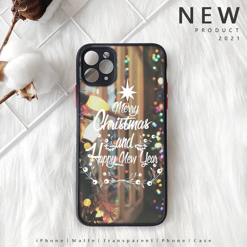 

Чехол для телефона Merry Christmas New Year letter матовый прозрачный для iPhone 7 8 11 12 plus mini x xs xr pro max iPhone11pro