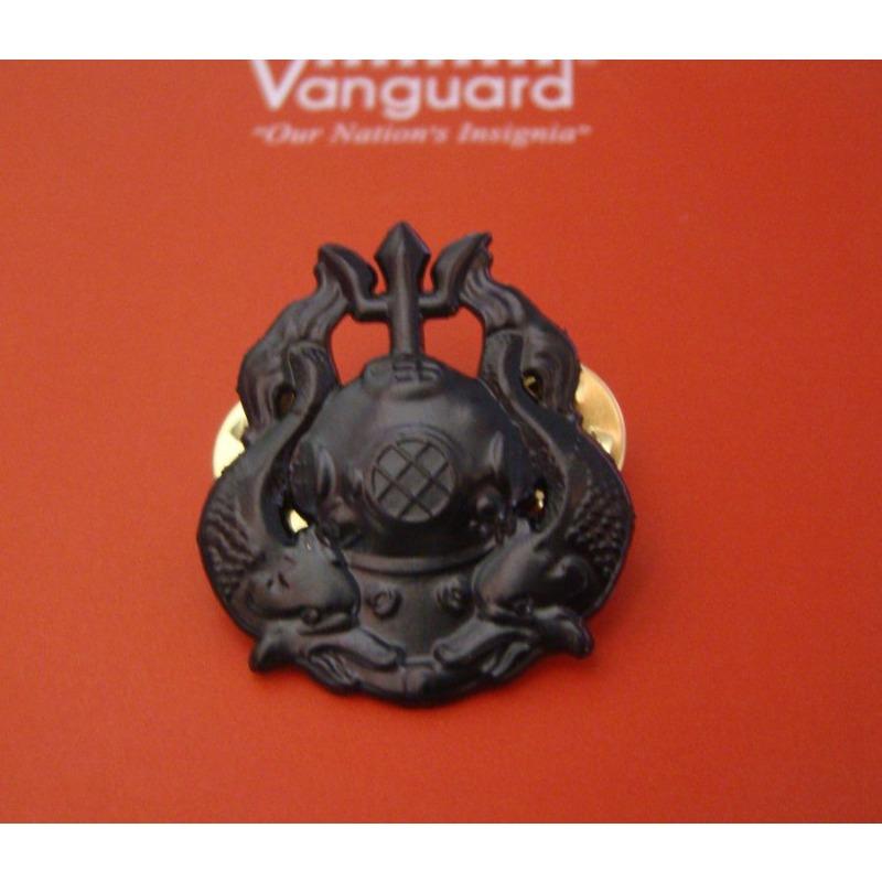 Американский значок продвинутого дайвера, значок подводного плавания Water Ghost, наплечный значок из металла чёрный