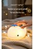 Silicone Pat-On Night Light - Children's Bedroom Lamp with Timer for Birthdays