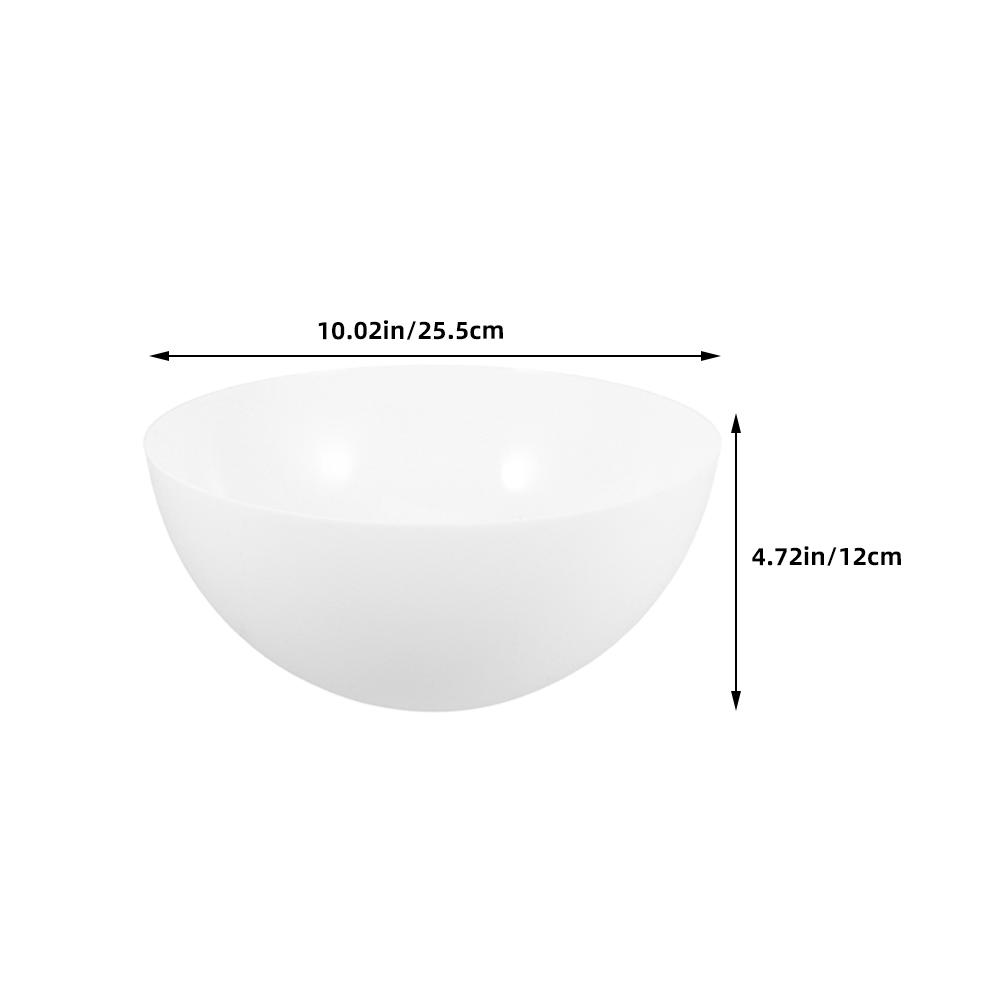 3pcs White Plastic Mushroom Lampshade Replacement Bowl Globe For Floor Lamp Pendant Ceiling Fan Wall Sconce Chandelier Light