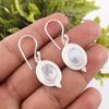 Regenbogen-Mondstein Ohrringe Edelsteinschmuck, 925 Sterlingsilber Ohrringe, Handgefertigte Wunderschöne Schmuckohrringe Geschenk für Frauen