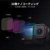 Concept UV-Filter für GoPro Hero 9 Black AGC Optisches Glas Hohe Lichtdurchlässigkeit 28-Schichtige Nano-Beschichtung Schutzfilter Schutzfilter Wasserdicht Öl