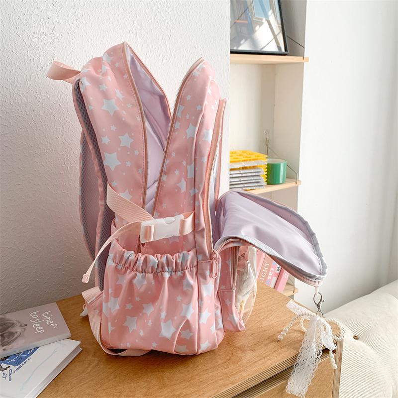 Studentský školní batoh s hvězdným potiskem Dámský batoh s velkou kapacitou