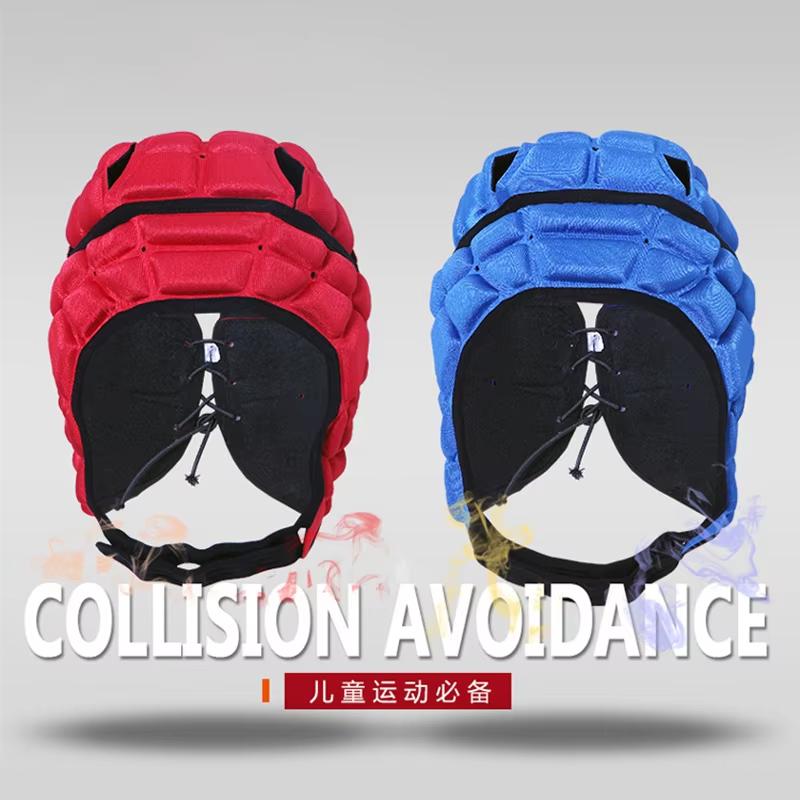 Rugby Helmet Padded Headgear for Soccer Scrum Cap Head Protector Soft Protective Helmet for Kids Youth Baby Football
