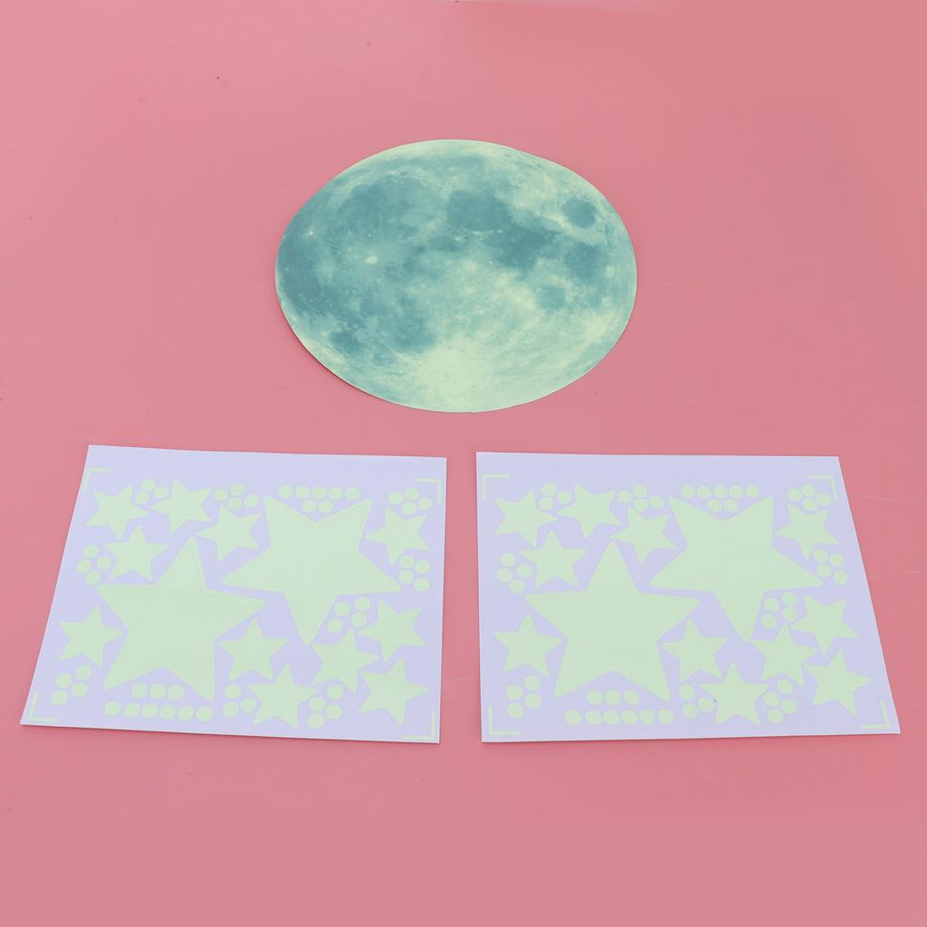 Planet Star Wall Stickers Luminous Wall Decals for Kids Room Baby Nursery Home Decoration