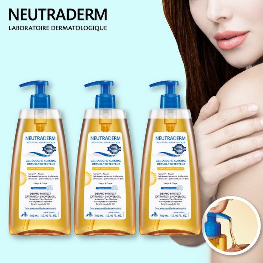 

[NEUTRADERM] Extra Rich Shower Gel Basic Package 500ml