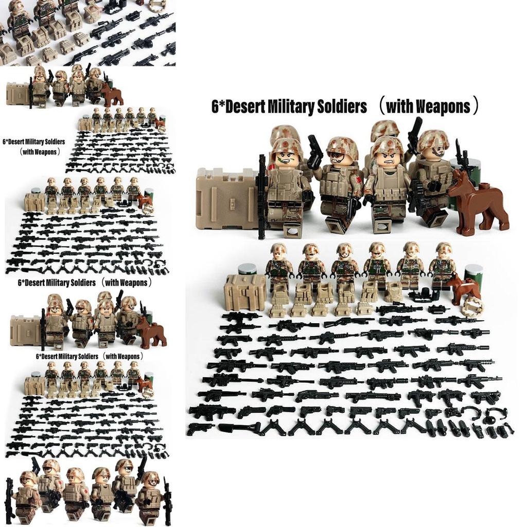 Land Tiger Desert Surveillance Building Blocks Small Particle Plastic Toy For Children