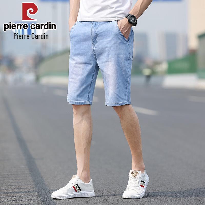 Pierre Cardin Men s Summer Thin Denim Shorts 40