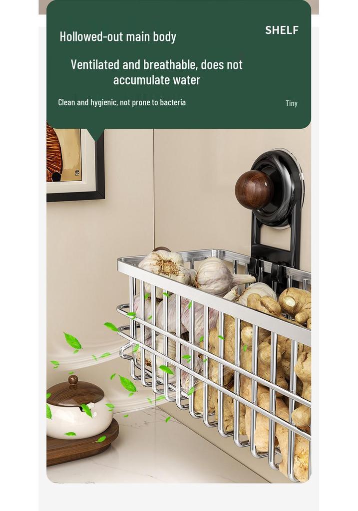 No-Drill Suction Cup Bathroom Shelf & Facial Wipes Storage Box