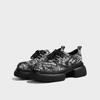 Guofeng Single Shoes 2025 Spring Women's Loafers Platform Thick-soled Thick-soled High-heeled Small Leather Shoes Guochao Fashion Embroidered Prin
