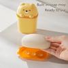 Plastic Soap Dish Travel Box Holder Container With Lid Durable Soap Case Strong Sealing Organizer Bathroom Home Outdoor Hiking